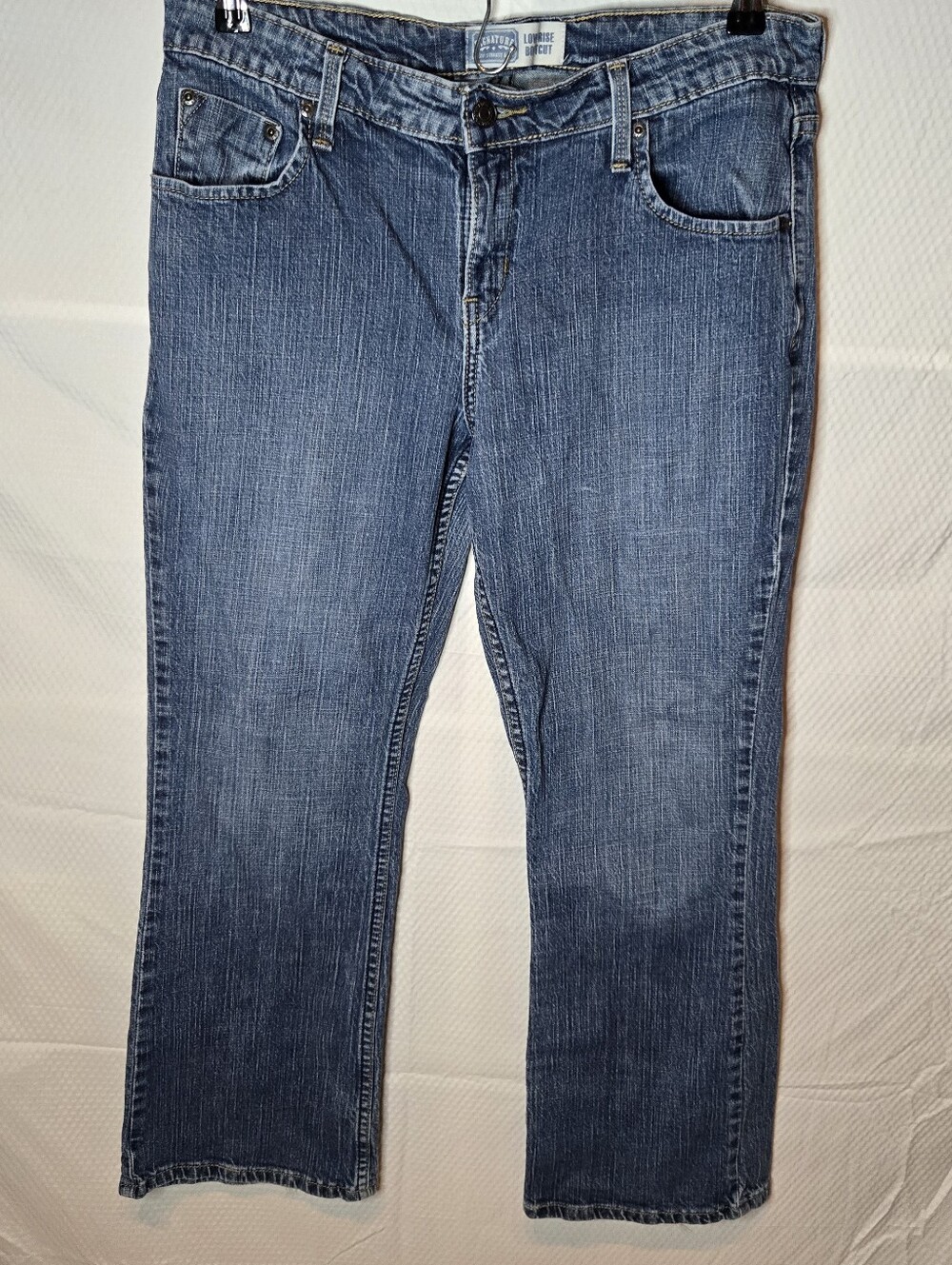 Bootcut Lowrise Classic Women's Levi Signature Blue Jeans